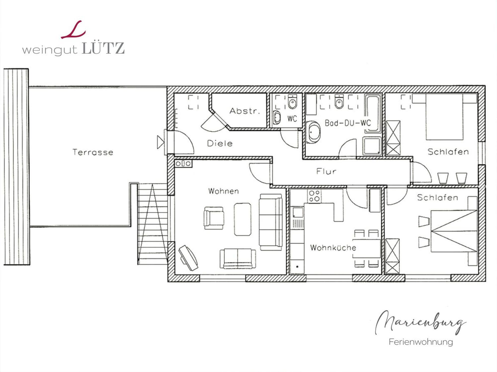 Ferienwohnung Ferienweingut Lütz Pünderich Zimmer foto